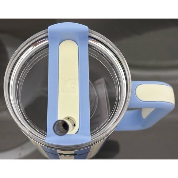 Stanley Quencher H2.0 FlowState 40oz Tumbler, CORNFLOWER BLUE CABANA GLOSS - Picture 3 of 4